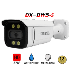 خرید دوربین مداربسته سونی Direx DX-BW5-S|5 مگاپیکسل با دید در شب رنگی و بدنه ضد آب