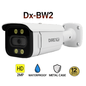خرید دوربین مداربسته Direx DX-BW2 | AHD ۲ مگاپیکسل با دید در شب رنگی و بدنه ضد آب